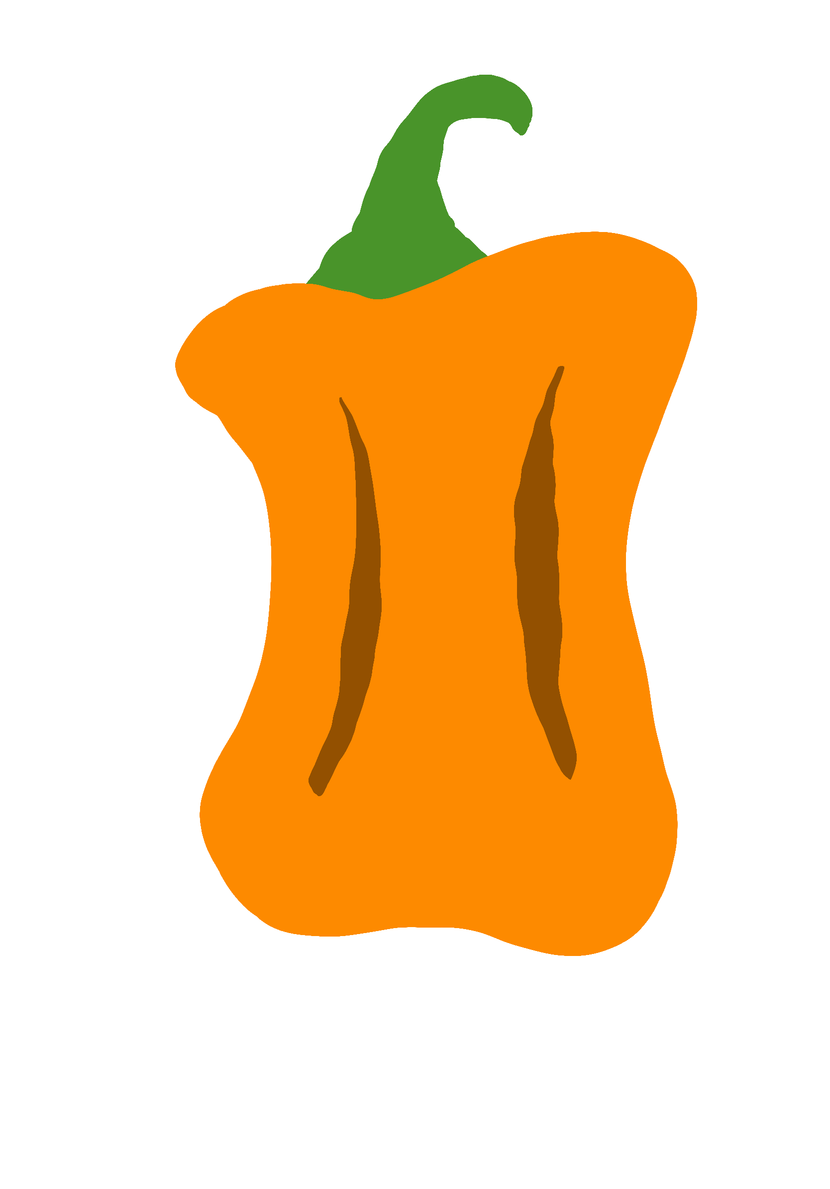 drawing of a pepper